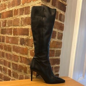 Prada Black Heeled Boots with Stiletto Heel